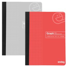 48 Bulk Composition Book QuaD-Ruled 4-1" 100 Ct., Green