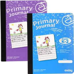48 Bulk Composition Book Primary Journal 100 Ct., Purple