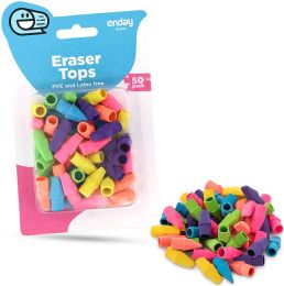 24 Bulk Neon Eraser Top (50/pack)