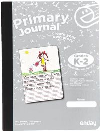 48 Bulk Composition Book Primary Journal 100 Ct. Grey