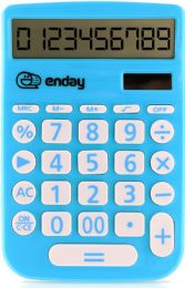 30 Bulk Basic Calculator 12 Digit Blue