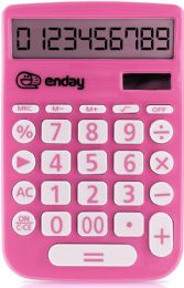 30 Bulk Basic Calculator 12 Digit Pink