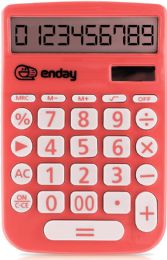 30 Bulk Basic Calculator 12 Digit Red