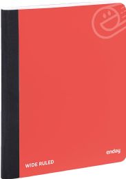 48 Bulk Composition Book W/r 100 Ct., Red