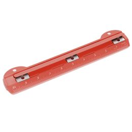 48 Bulk Portable 3-Hole Paper Punch, Red