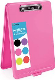 18 Bulk Translucent Clipboard Storage Case, Pink