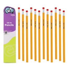 24 Bulk #2 Premium Yellow PrE-Sharpened Pencil (12/pack)