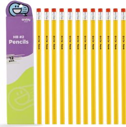 12 Bulk #3 Premium Yellow Pencil (12/pack)