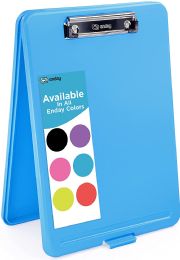 18 Bulk Translucent Clipboard Storage Case, Blue
