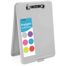 18 Bulk Translucent Clipboard Storage Case Gray