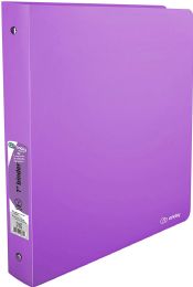 24 Bulk 1" Binder Flexible Cover, Purple