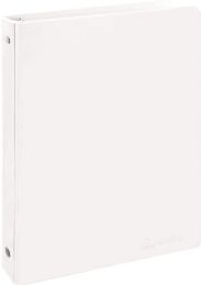 12 Bulk 1/2" O-Ring View Binder With 2-Pockets, White