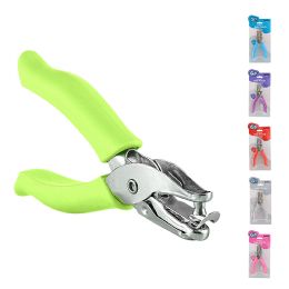 144 Bulk Single Hole Paper Punch With Cushion Grip, Green