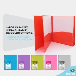 48 Bulk 8 Pocket Poly Organizer, Red
