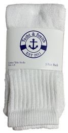 300 Bulk Yacht & Smith Kids White Cotton Tube Socks Size 4-6