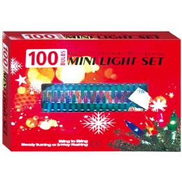 24 Bulk 100 Lite Multi Color Christmas Lights