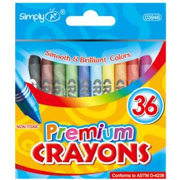 24 Bulk Premium Crayons 36ct