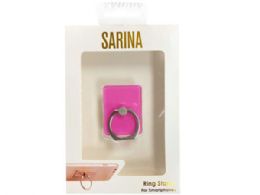 108 Bulk Sarina Pink Glitter Smart Phone Ring Stand