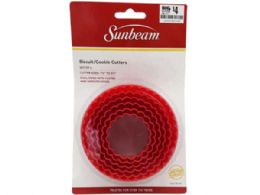 84 Bulk Sunbeam Set Of 6 Biscuit And Cookie Cutters On Clip Strip