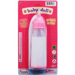 96 Bulk 5.75-Inch Magic Toy Baby Milk Bottle On Blister Card
