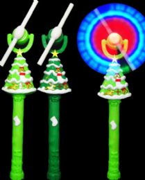 24 Bulk Christmas Tree Windmill With Light