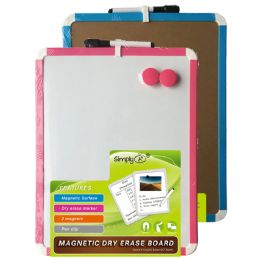 24 Bulk Magnetic Dry Erase Board 11x14" With Marker And 2 Magnets
