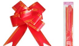 6 Bulk 2 Inch Red Pulling Ribbon 24 Pack