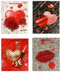 72 Bulk 11.81x4.73x15.75 Inch Valentine Gift Bag