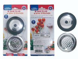 96 Bulk 2pc Sink Plug Sink Strainer