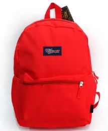 12 Bulk 16 Inch Red Backpack