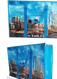 36 Bulk Non Woven New York Bag With Zip