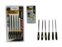 72 Bulk 6pc Needle File Set 5.9 Inches