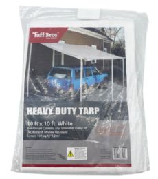 10 Bulk White Heavy Duty Pe Tarp 10 X 10