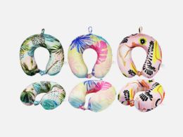 24 Bulk Memory Neck Pillow Printed Asst