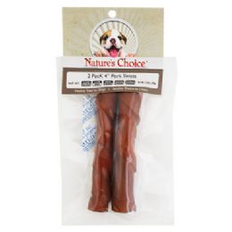 72 Bulk Dog Treats Pork Twist Sticks 4 In 2pk