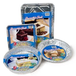 108 Bulk Aluminum Bakeware 108 Pc Display4 Asst Items 3 Cake And 1 Piemade In Usa