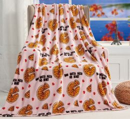 12 Bulk Extra Cozy And Comfy Microplush Throw Blanket