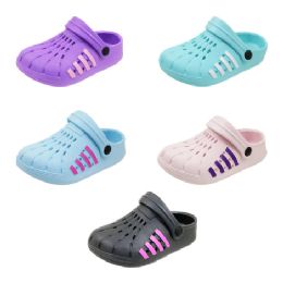 60 Bulk Girl's Clogs Assorted
