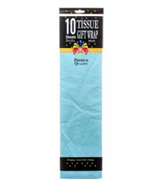 72 Bulk 10 Baby Blue Tissue Wrap