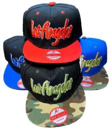 12 Bulk Wholesale Snapback Baseball Cap/hat Los Angeles