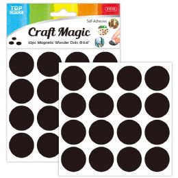 144 Bulk 32-Piece 19mm magnet dots 24/144s peel-n-stick