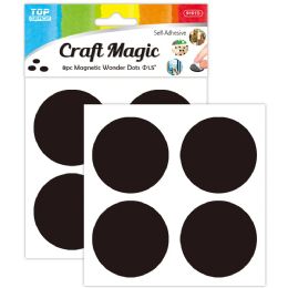 144 Bulk 8-Piece 38mm magnet dots peel-n-stick