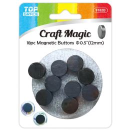 144 Bulk 12mm 18-Piece magnet button