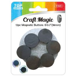 144 Bulk 18mm 12-Piece magnet button
