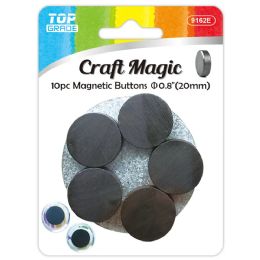 144 Bulk 20mm 10-Piece magnet button