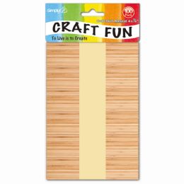 48 Bulk 100-Piece Wooden Craft Stick