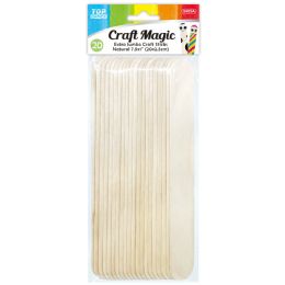 48 Bulk Craft Stick 20x2.5cm 20-Piece
