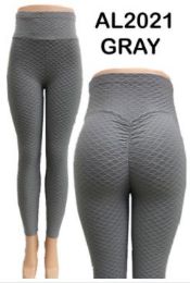 12 Bulk Big Butts Tik Tok Legging Gray
