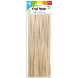 48 Bulk Dowels 20x0.16cm 80-Piece Natural