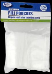 96 Bulk 100 Pack Count Pill Pouches